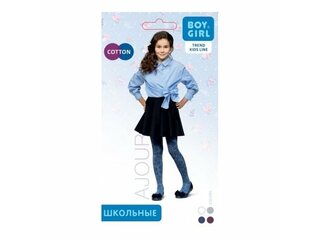 К24 Ciorapi pentru fete AJOUR р-р 152-158 alb 16252